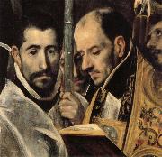 El Greco Details of The Burial of Count Orgaz oil painting